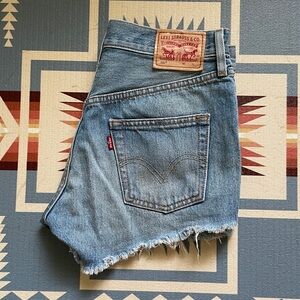 Levi’s 501 button fly shorts